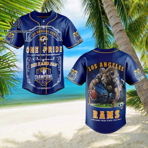 Los Angeles Rams Classic Full Printing Baseball Jersey