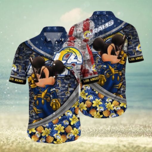 Los Angeles Rams NFL Aloha Shirt,Vintage Hawaiian Shirts