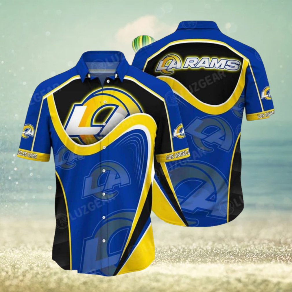 Los Angeles Rams NFL Authentic New All Over Print Hawaiian Shirt Gift For Fans Los Angeles Rams NFL Authentic New All Over Print Hawaiian Shirt Gift For Fans