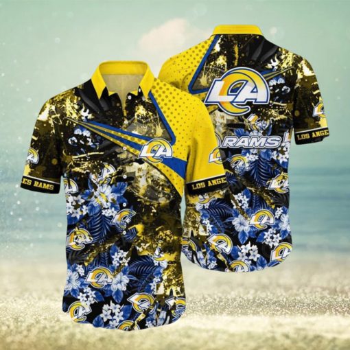 Los Angeles Rams NFL Latest New 3D Hawaiian Shirt Men And Women Gift