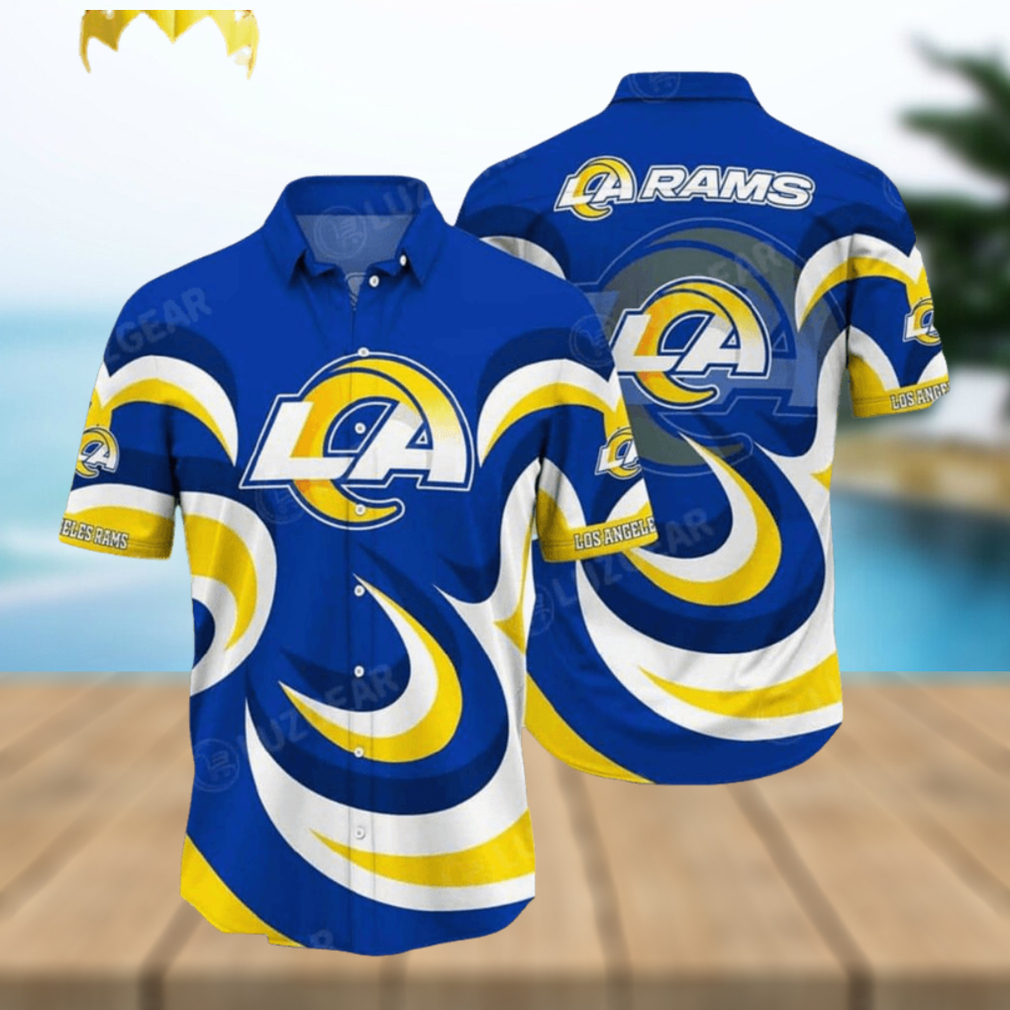 Los Angeles Rams NFL Limited Edition 3D Hawaiian Shirt For Summer Los Angeles Rams NFL Limited Edition 3D Hawaiian Shirt For Summer