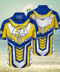 Los Angeles Rams NFL Stylish Logo Beach Hawaiian Shirt For Men And Women