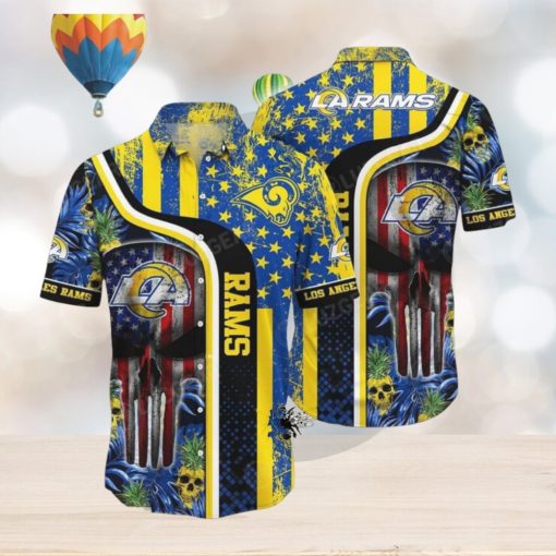 Los Angeles Rams NFL Traditional New Aloha Hawaiian Shirt For Summer