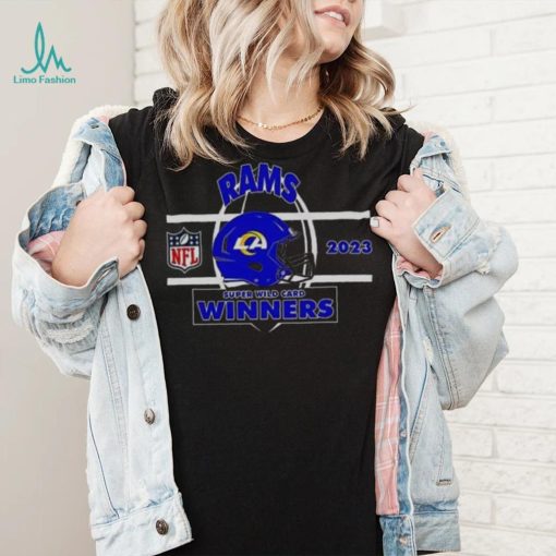 Los Angeles Rams Nfc Super Wild Card Champions Season 2023 2024 Nfl Divisional Helmet Winners T shirt
