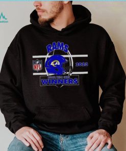 Los Angeles Rams Nfc Super Wild Card Champions Season 2023 2024 Nfl Divisional Helmet Winners T shirt