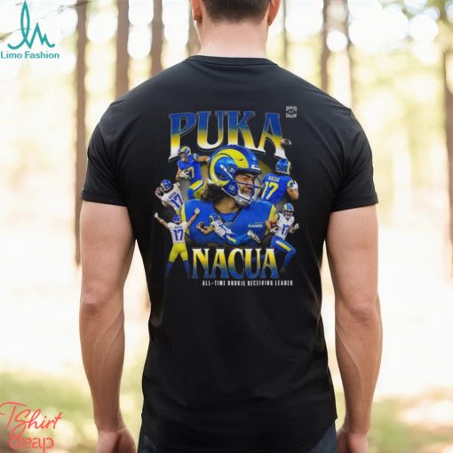 Los Angeles Rams Puka Set The All Time Rookie Receiving Leader Shirt