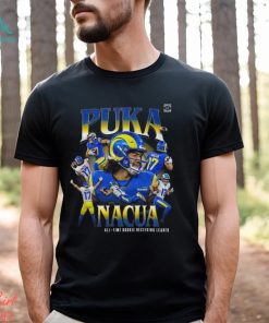 Los Angeles Rams Puka Set The All Time Rookie Receiving Leader Shirt