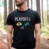 Los Angeles Rams Vs Detroit Lions 2023 Super Wild Card Playoffs Unisex T Shirt