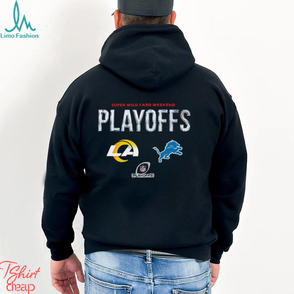 Los Angeles Rams Vs Detroit Lions 2023 Super Wild Card Playoffs Unisex T Shirt Los Angeles Rams Vs Detroit Lions 2023 Super Wild Card Playoffs Unisex T Shirt