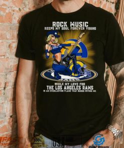 Los Angeles Rams rock music keep my soul forever young shirt