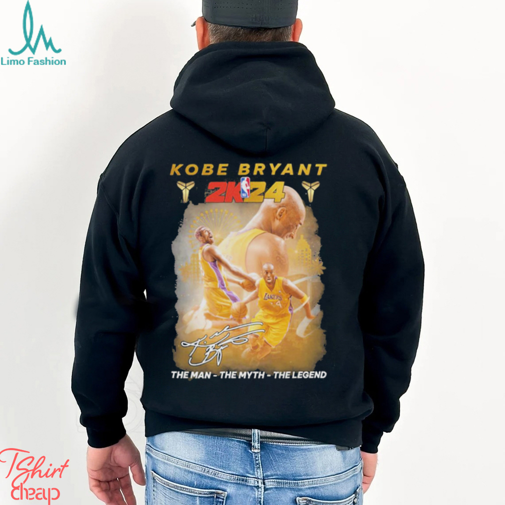 Los angeles lakers kobe bryant 2024 the man the myth the legend signatures shirt Los angeles lakers kobe bryant 2024 the man the myth the legend signatures shirt