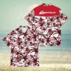 Happy Siberian Husky Family Riding Flag Hippie Bus Hawaiian Shirt