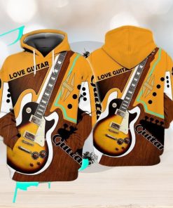 Love Guitar Awesome 3D Hoodie