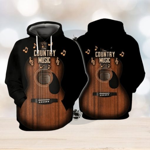 Love Guitar Country Music Limited Edition 3d Hoodie