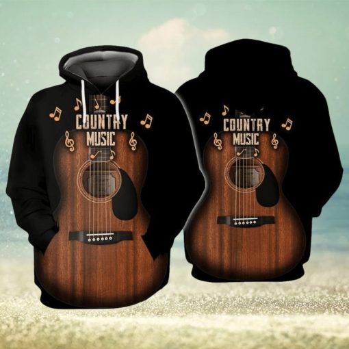 Love Guitar Country Music Limited Edition 3d Hoodie