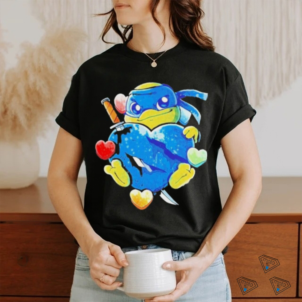 Love Strong Leonardo From Teenage Mutant Ninja Turtles Shirt Love Strong Leonardo From Teenage Mutant Ninja Turtles Shirt