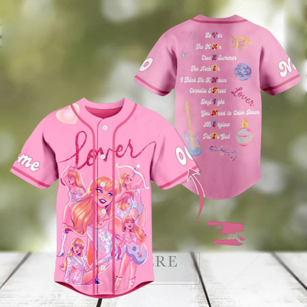 Lover Valentine Taylor Swift Custom Baseball Jersey Lover Valentine Taylor Swift Custom Baseball Jersey