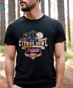 Lowa Hawkeyes Vs Tennessee Football 2024 Citrus Bowl Bound Match Up T Shirt