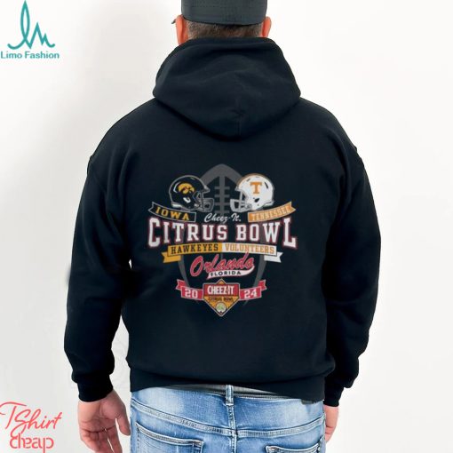 Lowa Hawkeyes Vs Tennessee Football 2024 Citrus Bowl Bound Match Up T Shirt