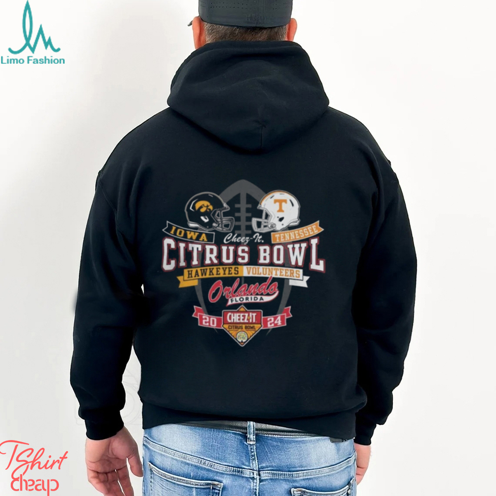 Lowa Hawkeyes Vs Tennessee Football 2024 Citrus Bowl Bound Match Up T Shirt Lowa Hawkeyes Vs Tennessee Football 2024 Citrus Bowl Bound Match Up T Shirt