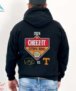 Lowa Vs Tennessee Football 2024 Cheez It Citrus Bowl Logo Matchup Shirt