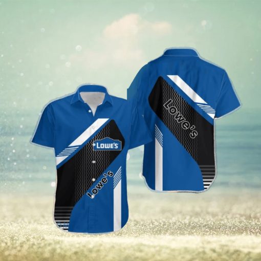 Lowe’s Vibrant Hawaiian Shirt Brands Logo Summer Aloha Men And Women