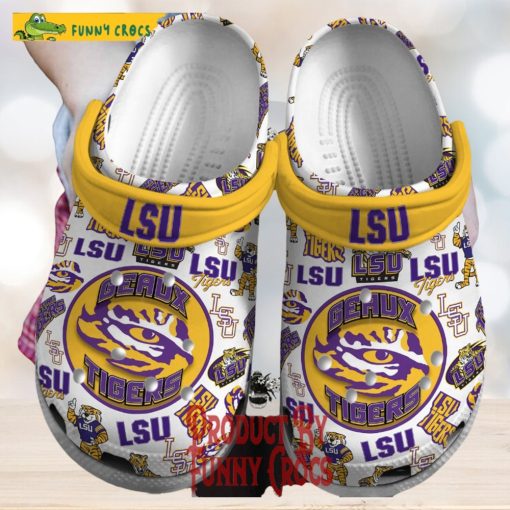 Lsu Geaux Tigers Crocs For Adults