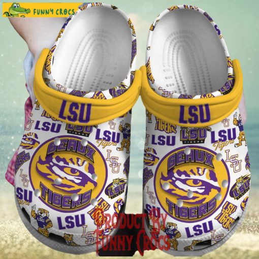 Lsu Geaux Tigers Crocs For Adults