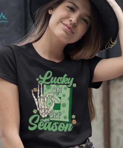 Lucky Season Skeleton Hand Funny St Patrick’s Day Unique T Shirt