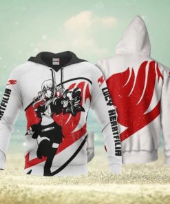 Lucy Heartfilia Anime Manga Fairy Tail Silhouette Limited Edition 3d Hoodie