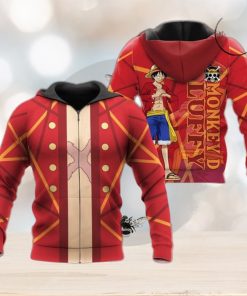 Luffy One Piece Anime Manga Awesome 3D Hoodie