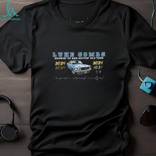 Luke Combs Growin Up Tour 2024 T Shirt