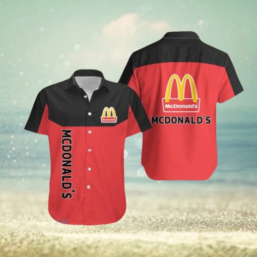 MCDONALD’S Contemporary Hawaiian Shirt Brands Logo Summer Aloha Men And Women