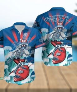 MLB Los Angeles Dodgers Grateful Dead Hawaiian Shirt