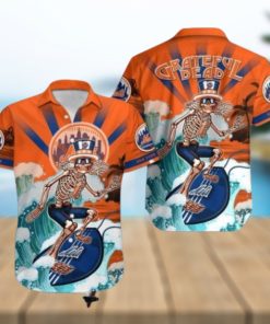 MLB New York Mets Grateful Dead Hawaiian Shirt