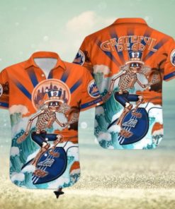 MLB New York Mets Grateful Dead Hawaiian Shirt