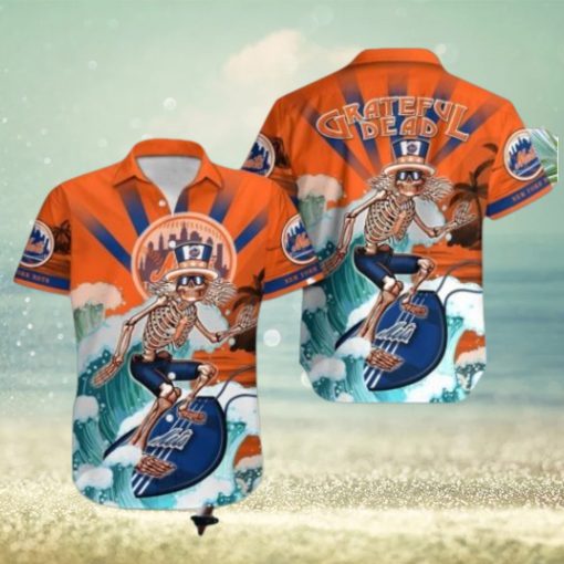 MLB New York Mets Grateful Dead Hawaiian Shirt