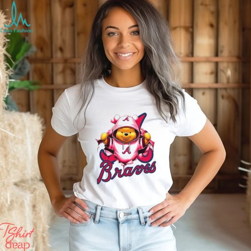 MLB Pooh and Football Atlanta Braves shirt
