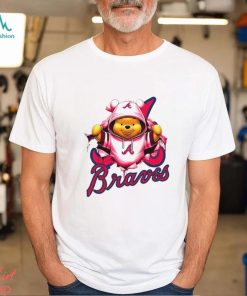 MLB Pooh and Football Atlanta Braves shirt