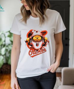 MLB Pooh and Football Baltimore Oriole shirt