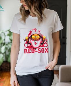 MLB Pooh and Football Boston Red Sox shirt