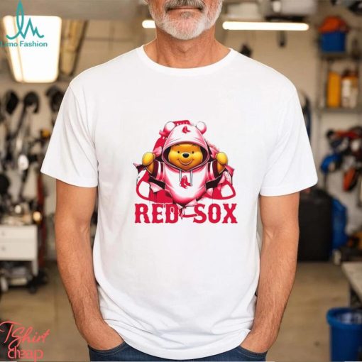 MLB Pooh and Football Boston Red Sox shirt