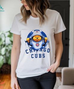 MLB Pooh and Football Chicago Cubs shirt