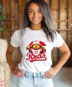 MLB Pooh and Football Cincinnati Reds shirt
