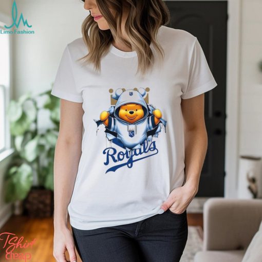MLB Pooh and Football Kansas City Royals shirt