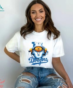 MLB Pooh and Football Los Angeles Dodgers shirt