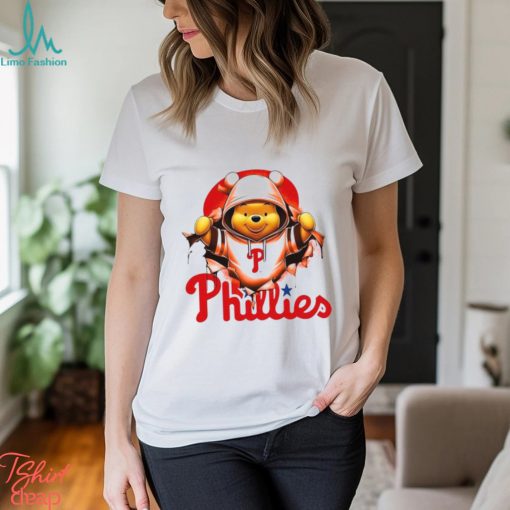 MLB Pooh and Football Philadelphia Phillies shirt