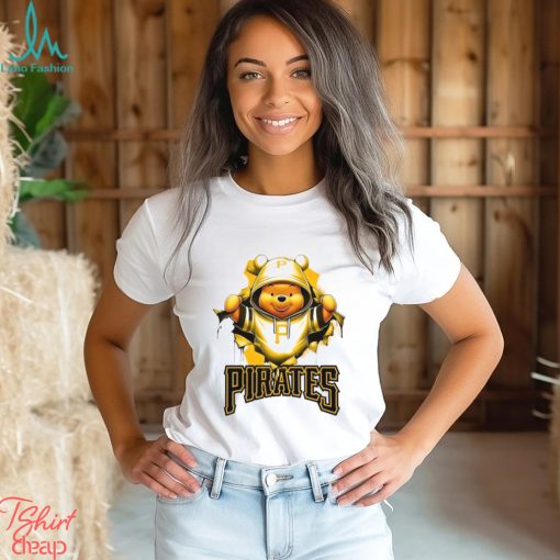 MLB Pooh and Football Pittsburgh Pirates shirt