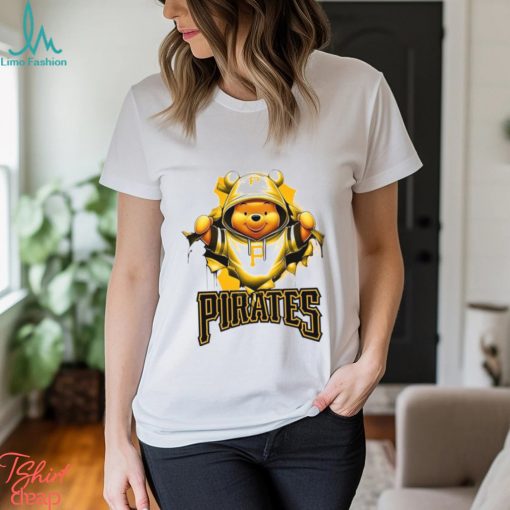 MLB Pooh and Football Pittsburgh Pirates shirt