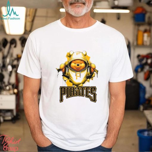MLB Pooh and Football Pittsburgh Pirates shirt